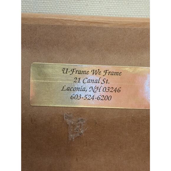 Large K. Wilson Original Oil  Painting Art Professionally Framed - Picture 6 of 10